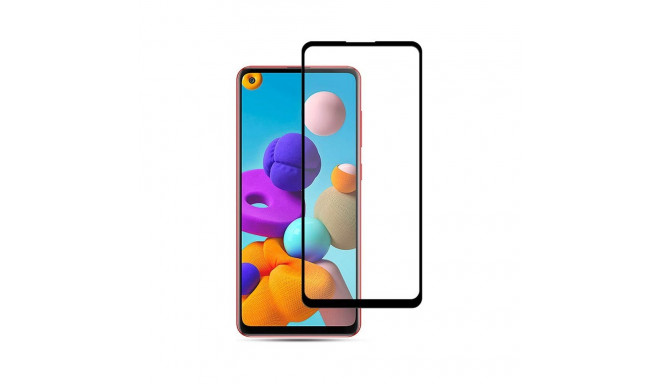 iLike Samsung Samsung A21s 2.5D Black Frame Full Glue