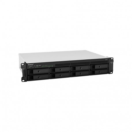 SYNOLOGY RS1221+ 8-Bay NAS-Rackmount AMD Ryzen V1500B 4-core 2.2 GHz 4GB DDR4 up to 32GB RJ-45 4x1Gb