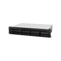 SYNOLOGY RS1221+ 8-Bay NAS-Rackmount AMD Ryzen V1500B 4-core 2.2 GHz 4GB DDR4 up to 32GB RJ-45 4x1Gb