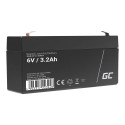 GREEN CELL Battery AGM 6V 3.2 Ah