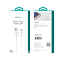 Devia cable Smart USB - microUSB 1,0 m 2,1A white