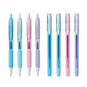 Mechanical gel pen UNI-BALL Jetstream SXN-101 0.7mm blue ink purple body