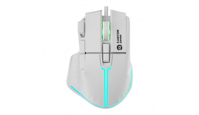 CANYON mouse Fortnax GM-636 RGB 9buttons Wired White