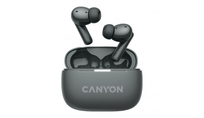 CANYON headset OnGo TWS-10 ANC+ENC Grey