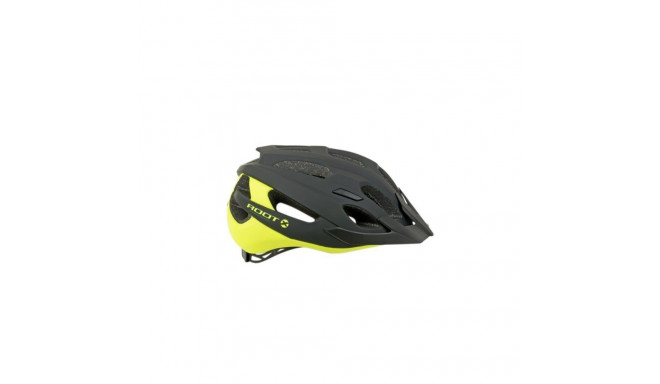 Author Root Inmold X0 Kiiver, must/kollane neoon, 57-62cm