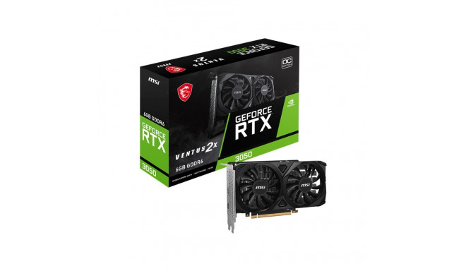 "RTX 3050 6GB MSI VENTUS 2x OC GDDR6"