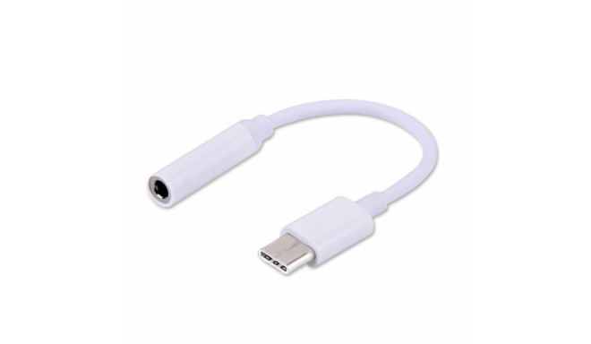 SAVIO USB Type 3.1 C (M) – Jack 3.5mm (F) Audio adapter White AK-35