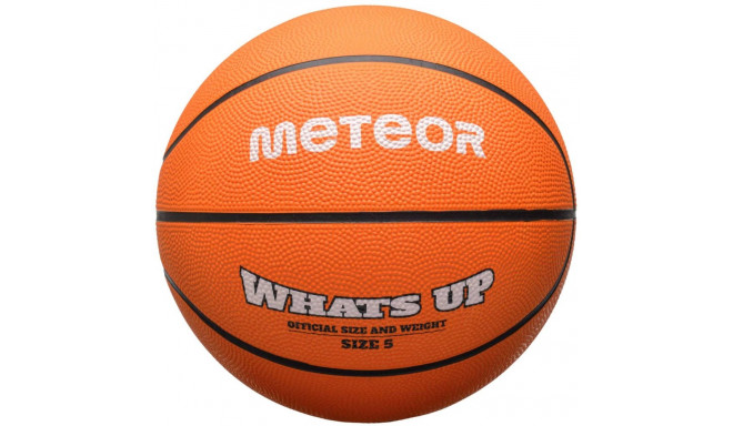 Piłka koszykowa Meteor What's Up pomarańczowa 16831 5