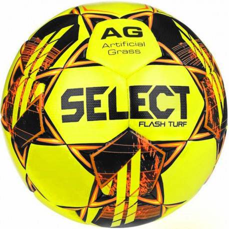 Piłka nożna Select Flash Turf v23 żółto-pomarańczowa 17856 5