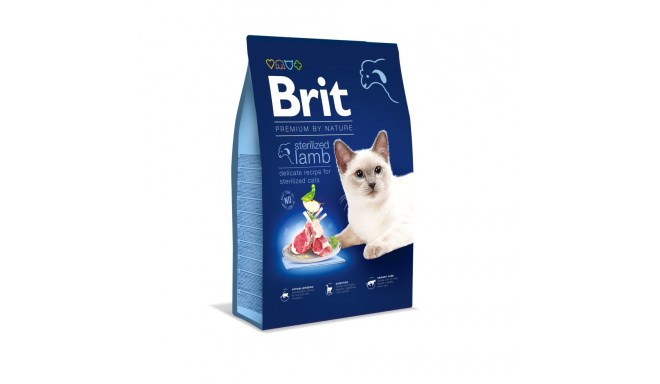 Brit Premium Cat Sterilized Lamb kassitoit 8kg