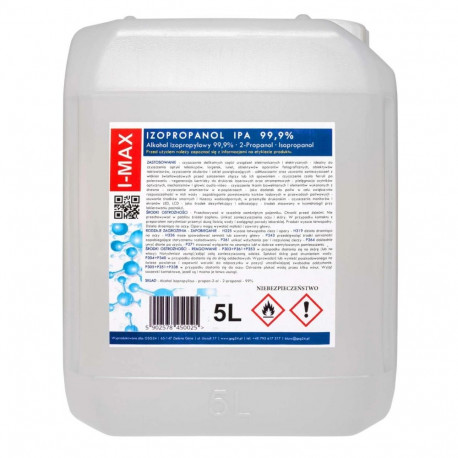 GSG24 isopropyl alcohol IPA I-MAX 99.9% 5L