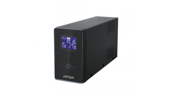 GEMBIRD EG-UPS-033 line-interactive UPS 1200VA 3xIEC 2xSchuko 230V USB RJ11 LCD