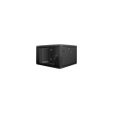 LANBERG WF01-6606-10B Lanberg wall-mounted rack 19 demounted flat pack 6U/600x600mm black
