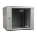 DIGITUS DN-WU19 09U/450 DIGITUS Wall Mount Cabinet 19 9U 501/600/450mm, glass door, grey, unmounted