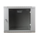 DIGITUS DN-WU19 09U/450 DIGITUS Wall Mount Cabinet 19 9U 501/600/450mm, glass door, grey, unmounted