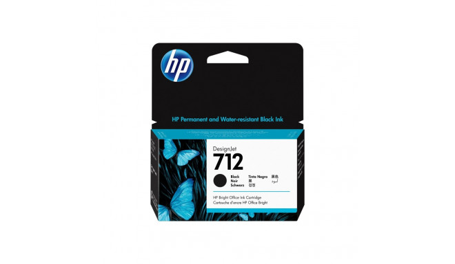 HP 712 38-ml Black DesignJet Ink Cartridge