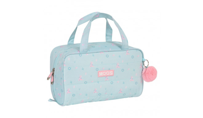 Moos toiletry bag Garden 31x14x19cm, turquoise