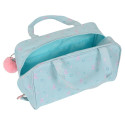 Moos toiletry bag Garden 31x14x19cm, turquoise