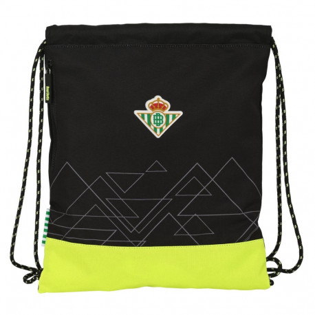Backpack with Strings Real Betis Balompié Black Lime