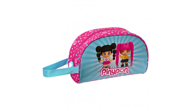 Travel Vanity Case Pinypon Blue Pink Polyester 300D 26 x 16 x 9 cm