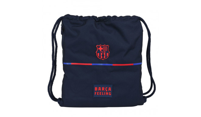 Сумка-рюкзак на веревках F.C. Barcelona Тёмно Синий 35 x 40 x 1 cm
