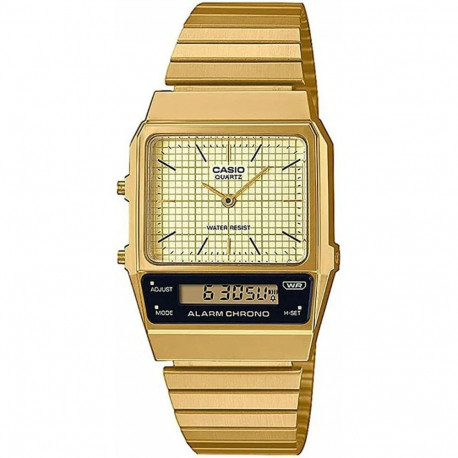 Unisex Kell Casio EDGY COLLECTION RETRO DIAL - GOLD (Ø 40 mm)