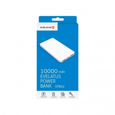 Evelatus Universal Power Bank EPB02 10000mAh White