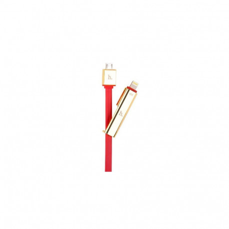 Hoco Universal UPL14 Lipstick series charging cable to in one (apple with micro usb) sarkans