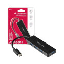 AXAGON HUE-G1C 4x USB3.1 Gen1 SLIM hub w. 14cm Type-C cable