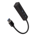 Axagon USB hub 3xUSB-A/SD/microSD/USB3.2 20cm (HMA-CR3A)