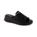 Filippo W PAW538A black leather wedge mules (40)