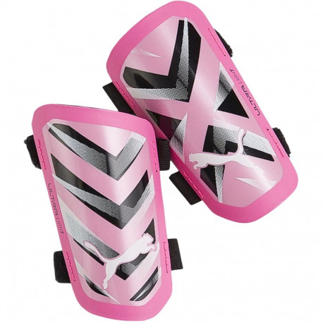 Puma jalgpalli säärekaitsmed Ultra Light Strap 30875 08 M, roosa-valge