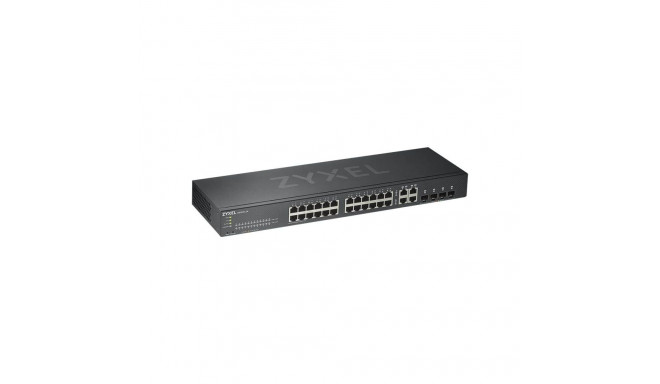 ZYXEL GS1920-24v2 28 Port Smart Managed Switch 24x Gigabit Copper and 4x Gigabit dual pers