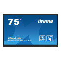 IIYAMA TE7512MIS-B3AG 75inch iiWare10 Android 11 40-Points PureTouch IR with zero bonding 3840x2160 
