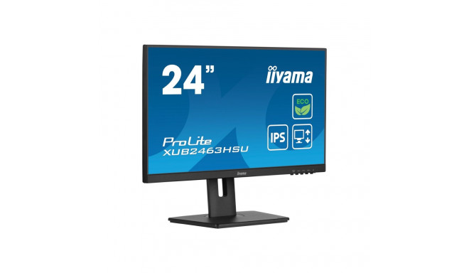 IIYAMA XUB2463HSU-B1 23.8-tolline ETE IPS EyeComfort/EyeSafe 2.0 FHD 100Hz 250cd/m2 3ms Kõlarid HDMI