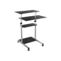 LOGILINK BP0070 LOGILINK - Compact mobile stand up computer workstation