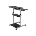 LOGILINK BP0070 LOGILINK - Compact mobile stand up computer workstation