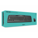 Keyboard and Mouse Logitech Wireless Combo MK330 Black Qwerty US