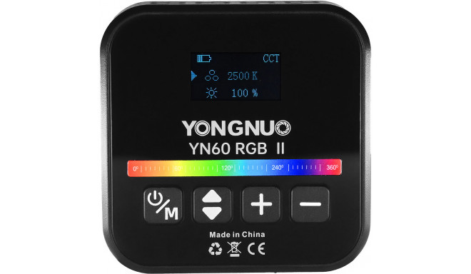 Yongnuo video light YN60 RGB II, black