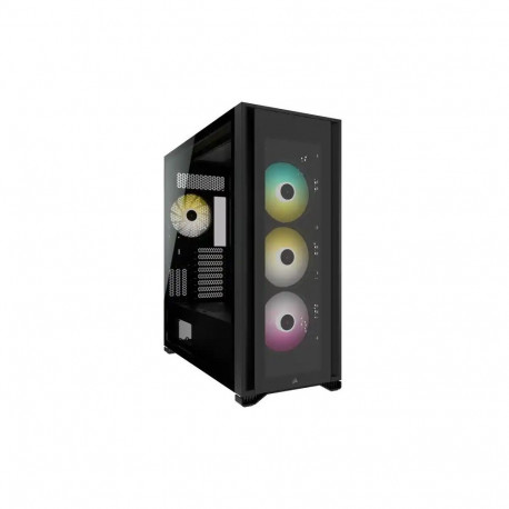 Corsair karastatud klaasiga täistorn PC korpus iCUE 7000X RGB külgaken must täistorn toiteplokk kaas