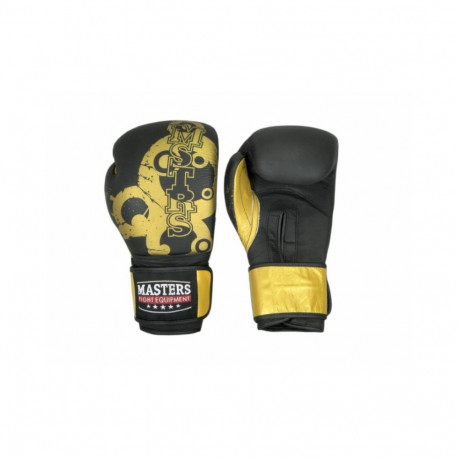 Boxing gloves Masters Rbt 01256-Gold-10 (czarny)