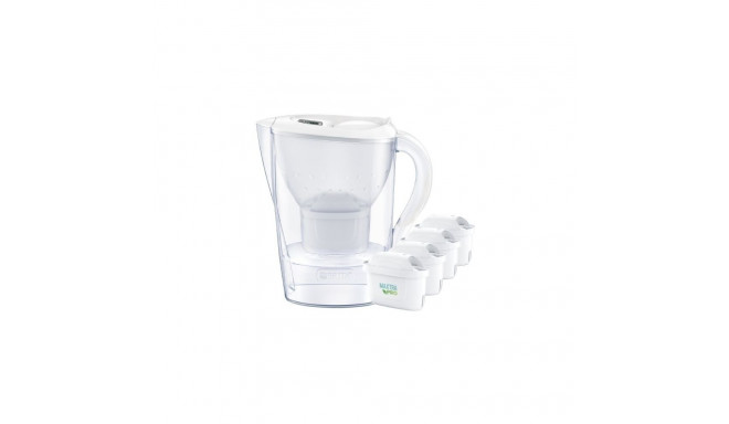 Marella XL 3.5l filter jug + 4 cartridges PRO Pure Performance cartridges White