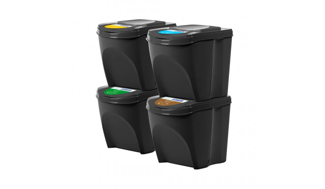 Set of garbage sorting bins N’Oveen GSB254