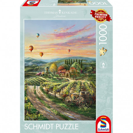 Thomas Kinkade Studios rahuliku oru viinamarjaistandus