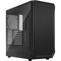 Fractal Design arvutikorpus Focus 2 TG Clear Tint Tower Tempered Glass, must