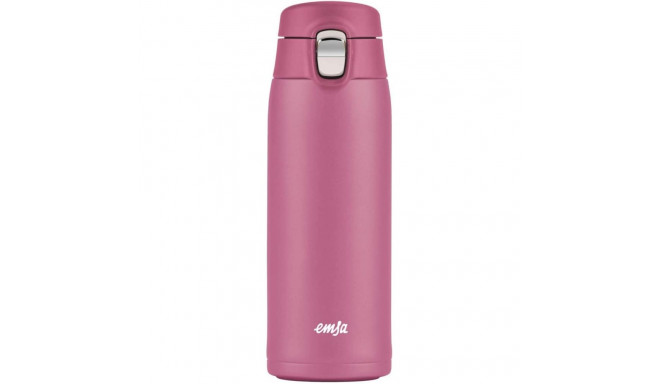 Emsa TRAVEL MUG light thermal mug 0.4 liters (pink, flip lid)