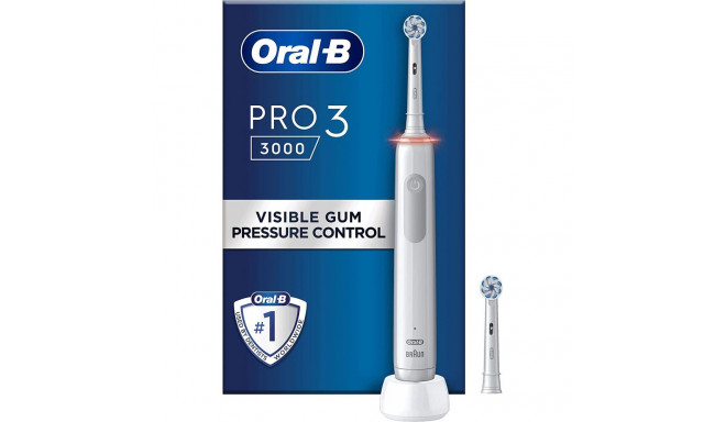 Braun Oral-B Pro 3 3000 Sensitive Clean, electric toothbrush (white)