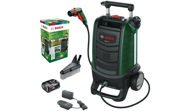 Akku-Druckreiniger Fontus (Gen2), 18Volt (grün/schwarz, Li-Ionen Akku 2,5Ah, POWER FOR ALL ALLIANCE)
