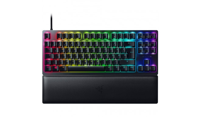 DE layout - Razer Huntsman V2 TKL, gaming keyboard (black, Razer Clicky Optical (Purple))