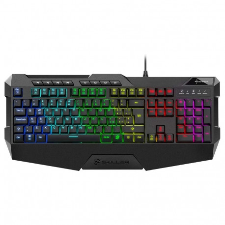 IT layout - Sharkoon SKILLER SGK4, gaming keyboard (black, rubber dome)